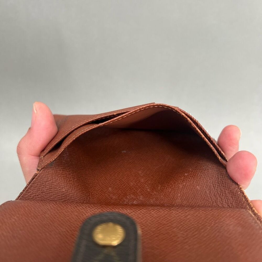 Louis Vuitton Vintage Monogram Bifold Wallet Kisslock Old Money Dark Academia - Picture 9 of 16